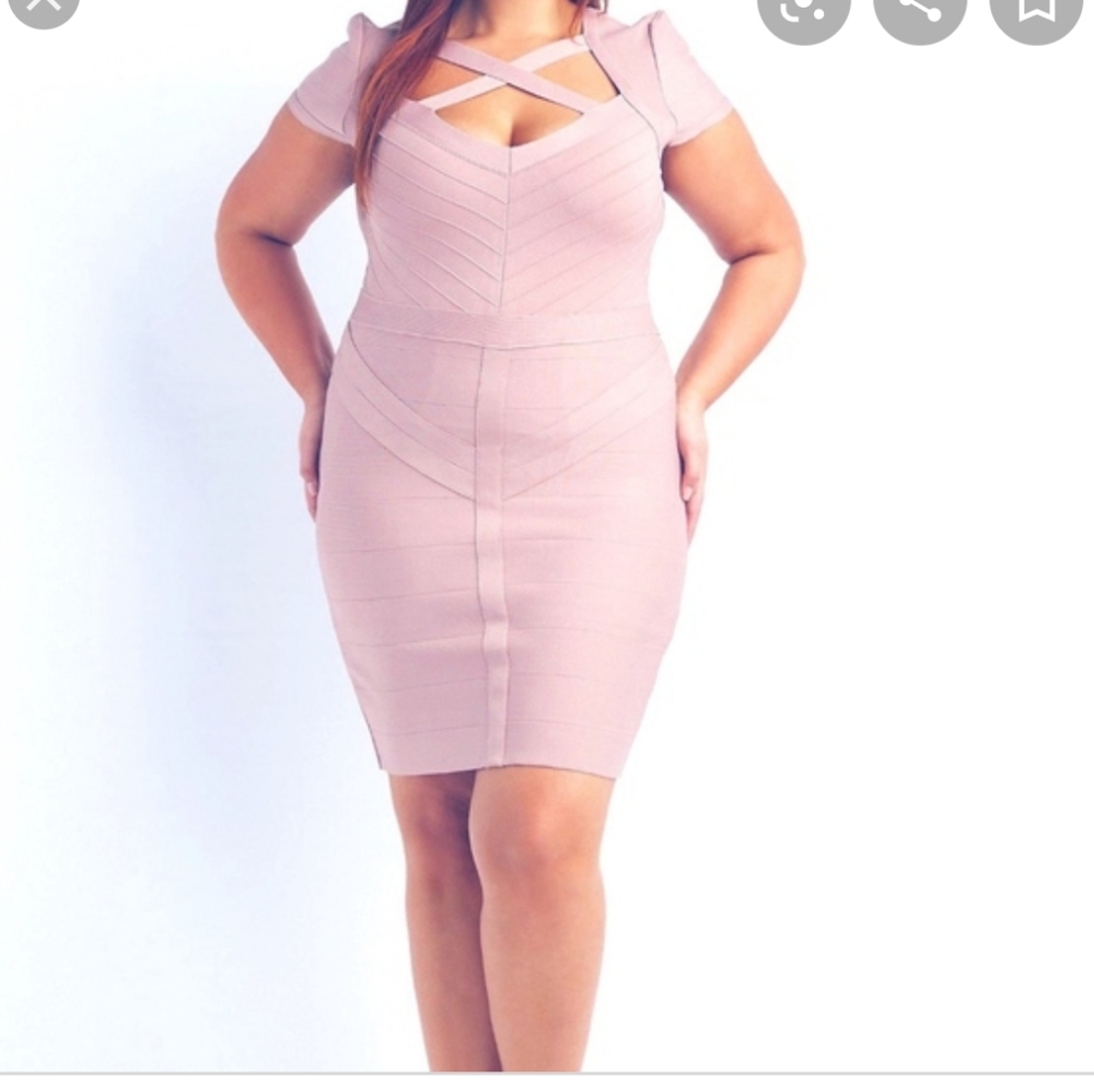 Pink Bandage Dress